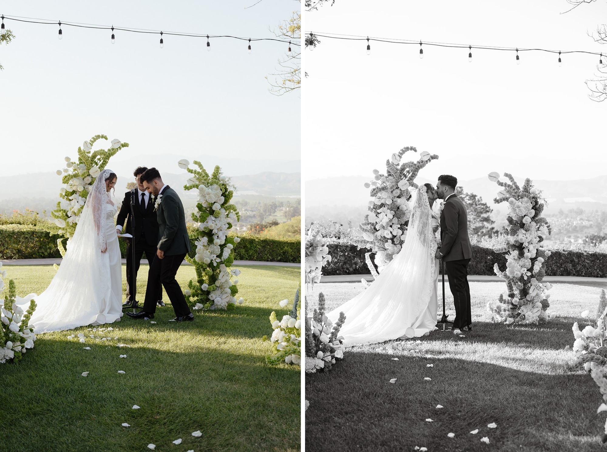 Southern California wedding photo and film team; wedding photography and videography bundled packages