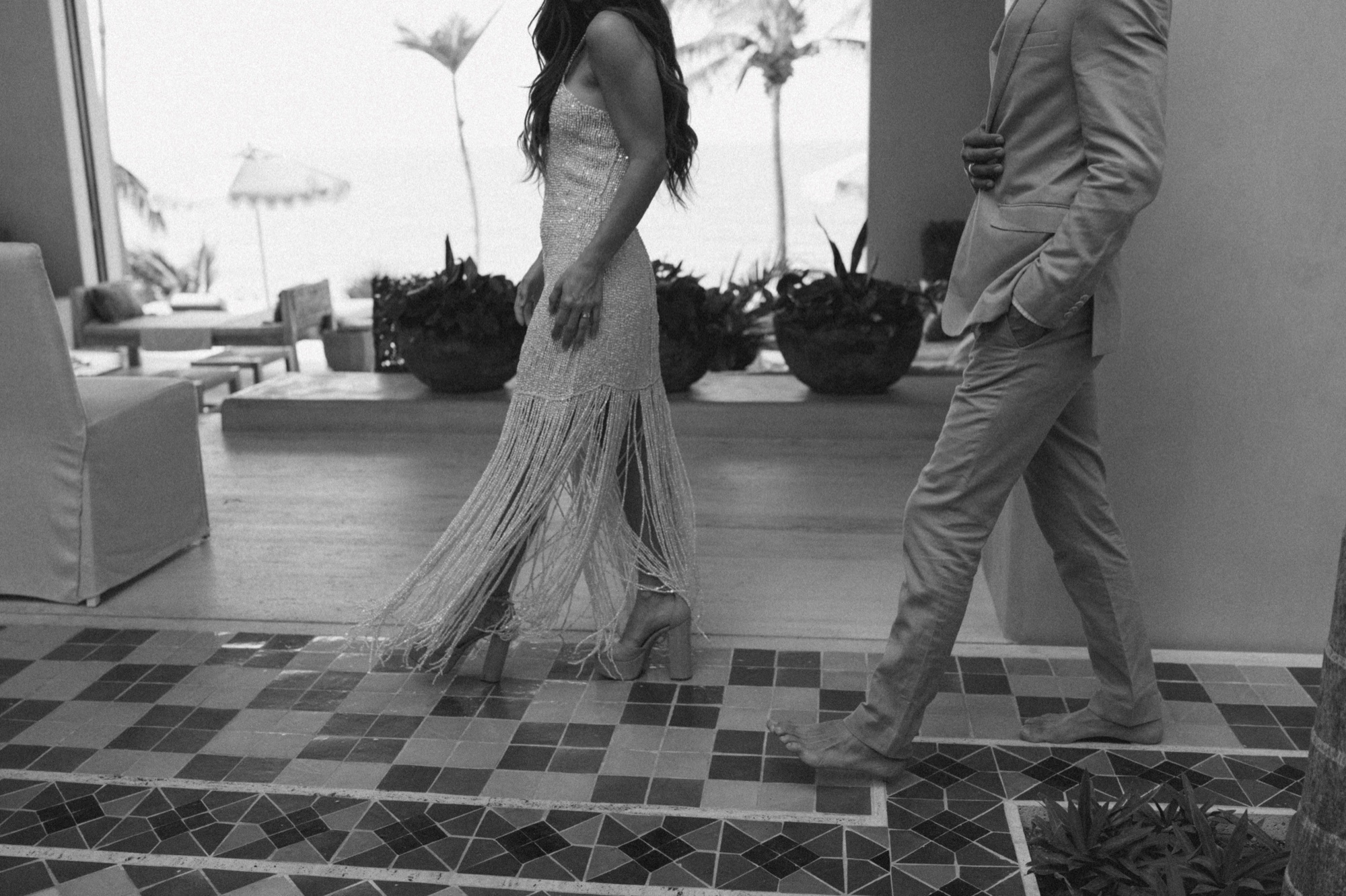 bride and groom portraits for destination wedding