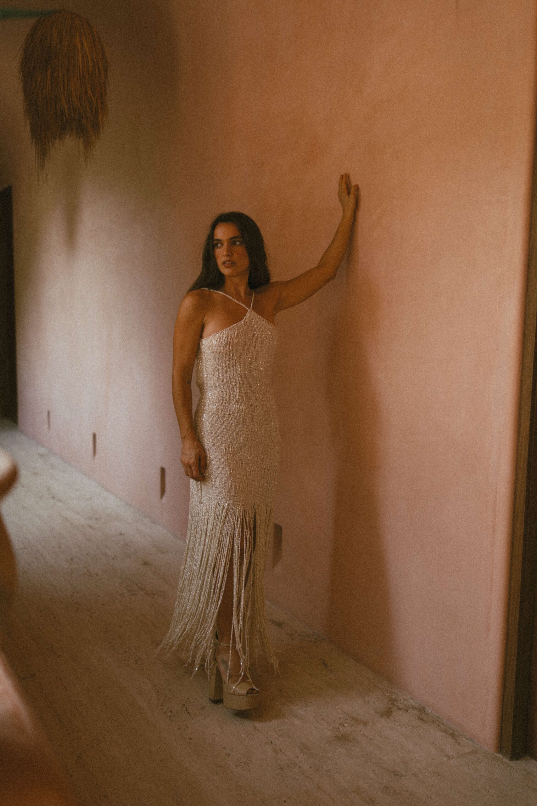 boho bridal style captured on film
