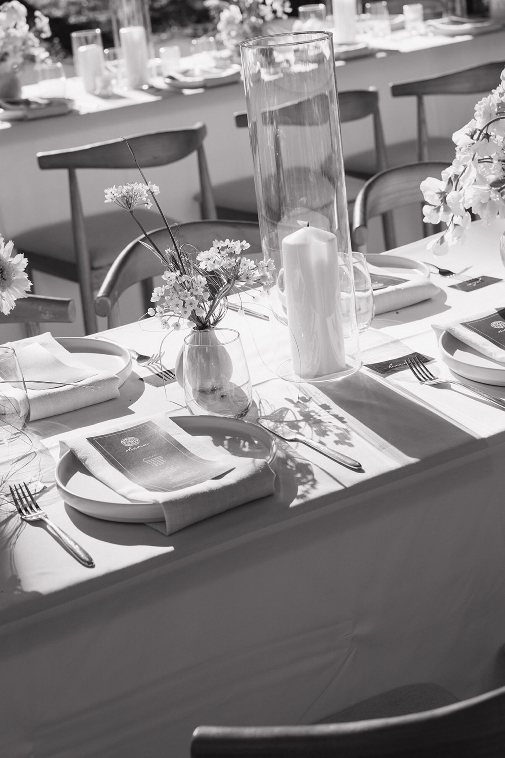 black and white wedding detail photos