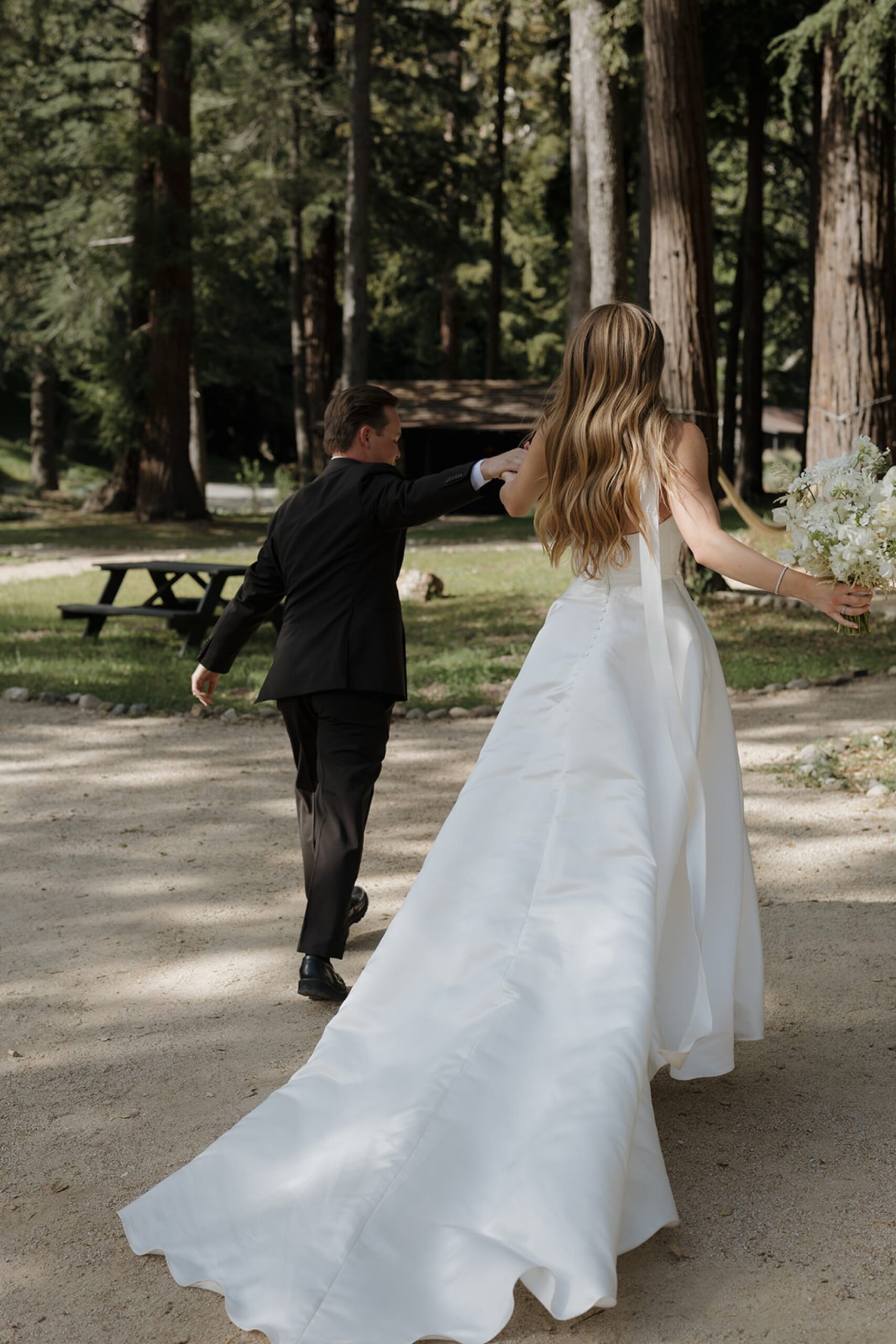 newlywed reception entrance