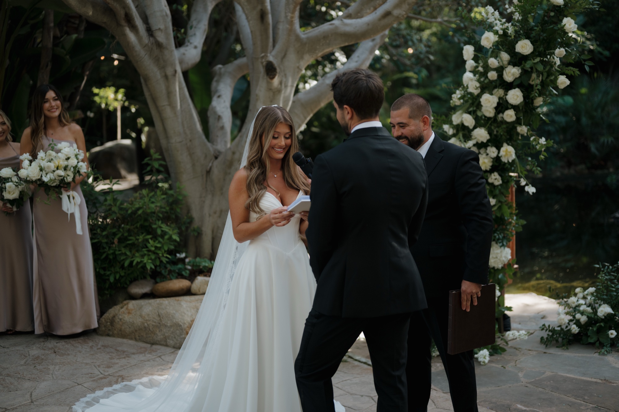 intimate Botanica Oceanside wedding